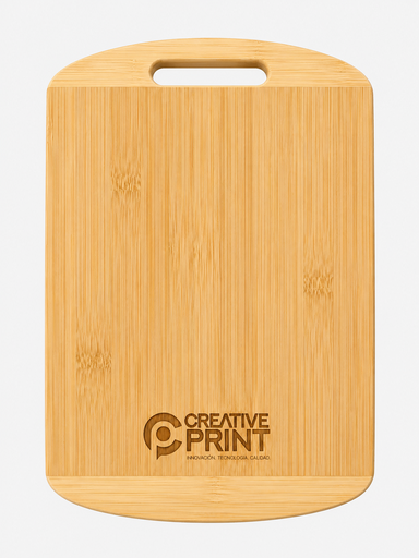 [TAB-COR-BAM-001] Tabla de Bambú Personalizada Premium 20X30 cm