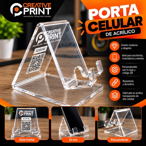 [POR-CEL-001] Porta Celular Acrilico